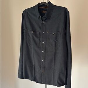 Orvis Black Button-Up Shirt